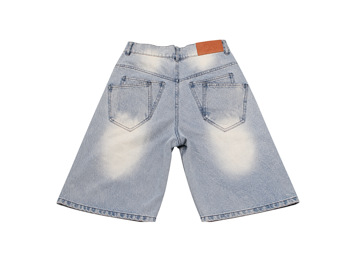 Multi Pocket Denim Jorts