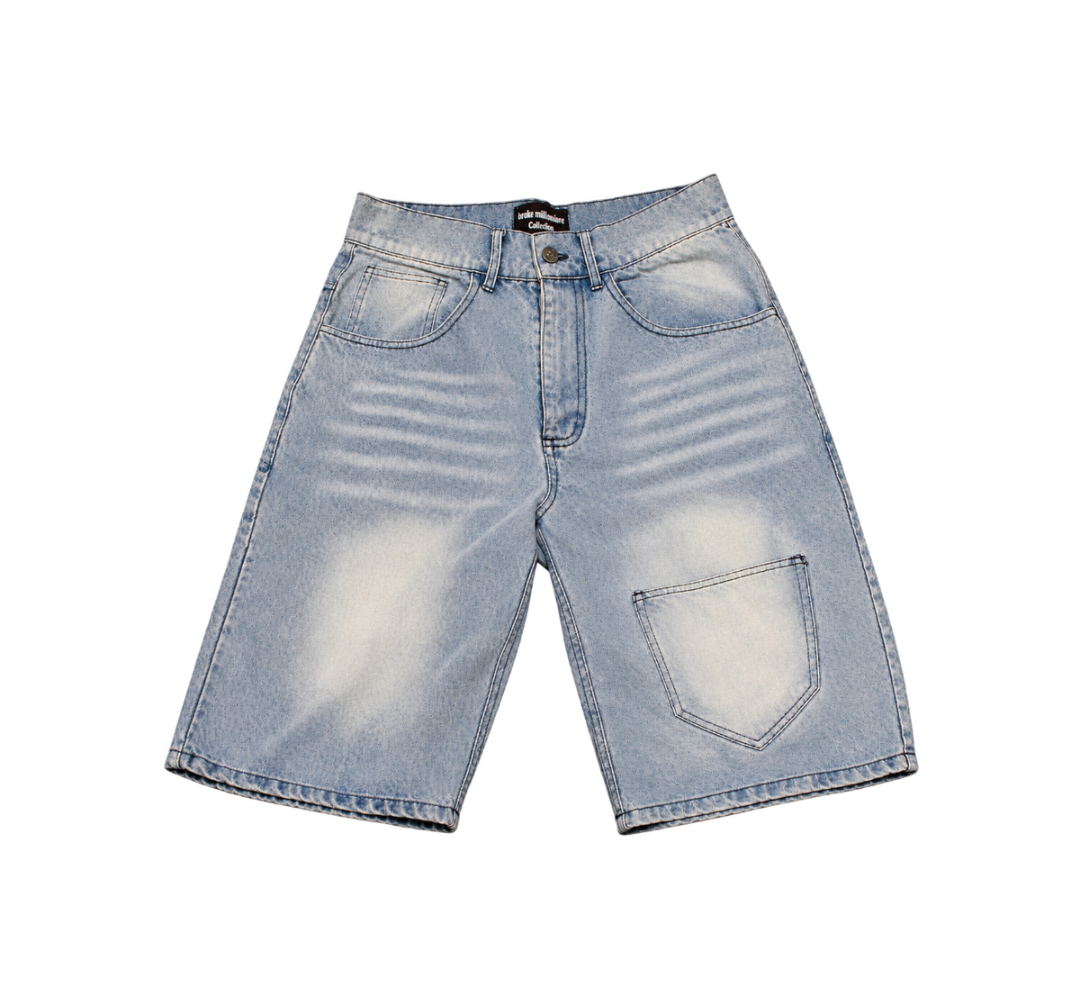 Multi Pocket Denim Jorts