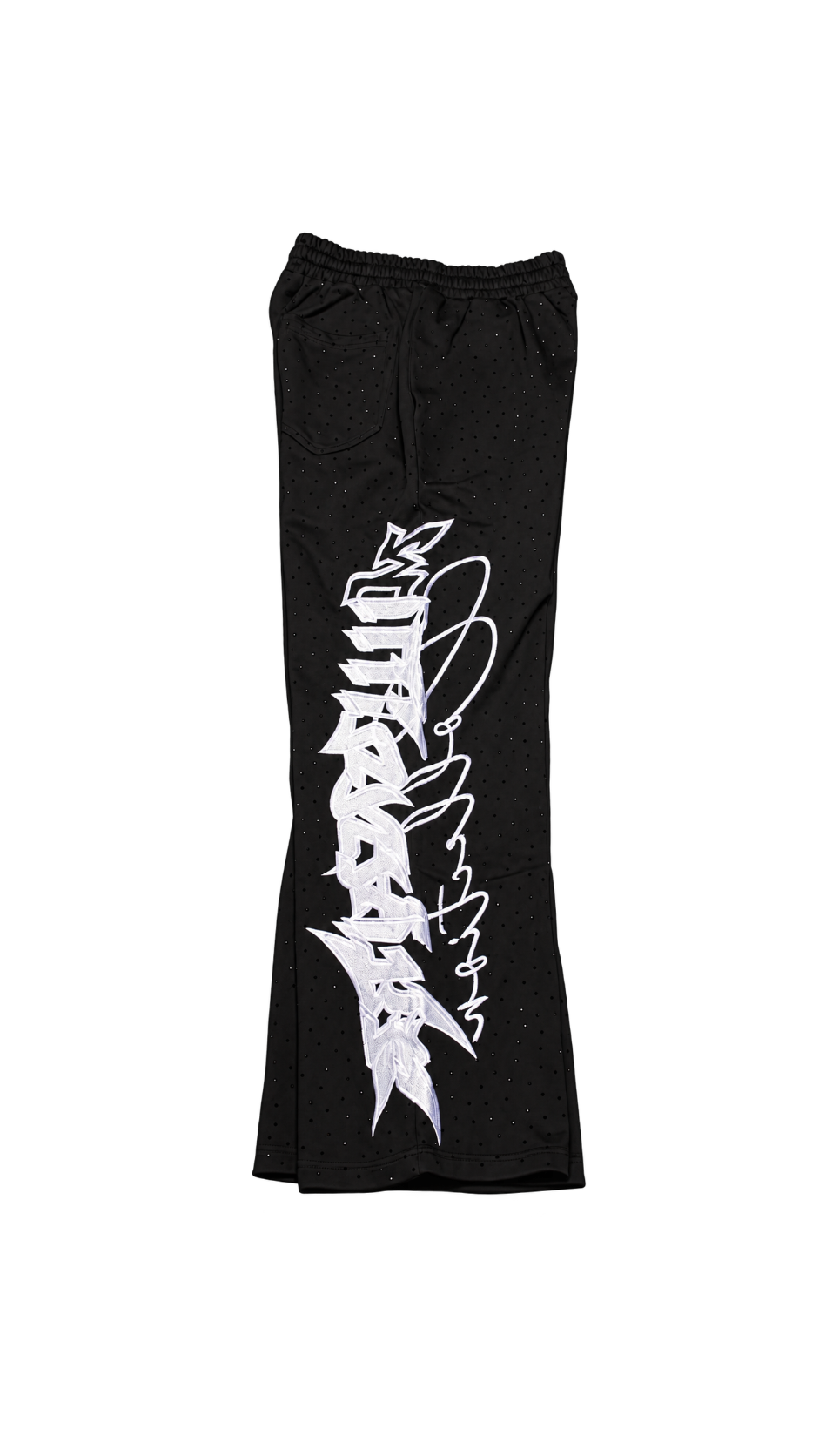 Heavyweight Rhinestone Embroidery Pants