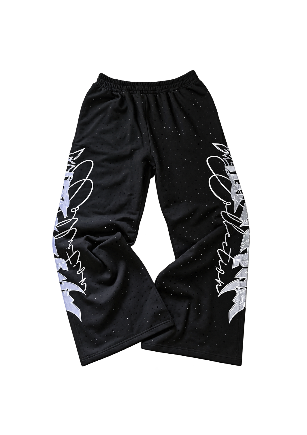 Heavyweight Rhinestone Embroidery Pants